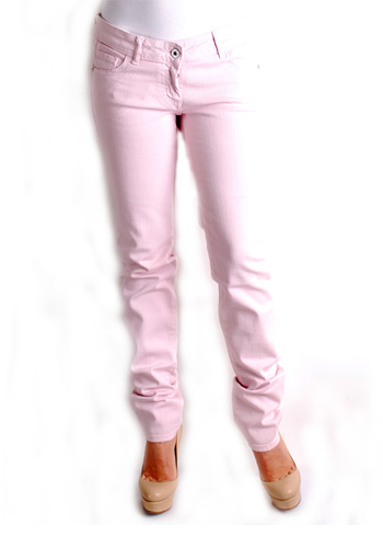 Жіночі джинси кольорові рожеві. Джинси з низькою посадкою.Джинсы Blugirl купить Украина летние 2024