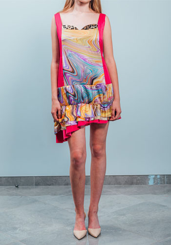 Женское летнее платье короткое цветное Италия. Платья лето 2024 купить недорого Киев 