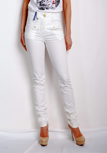 беліе женские джинсы фото hot-sale.com.ua с завышенной талией Daniele Alessandrini