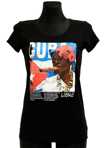 черная женская модная футболка 2023 cuba. фото hot-sale.com ua dresscode