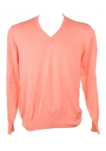 мужской пуловер цвет лосось hot-sale.com.ua модная мужская одежда на осень.Купить