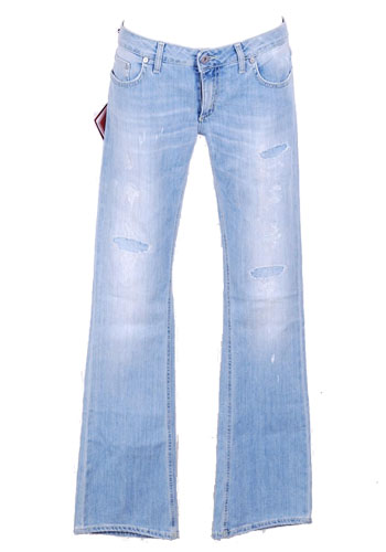 летние джинсы клеш Dondup женские купить