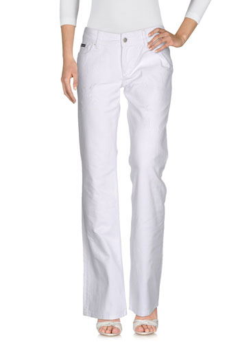 Одежду Dolce Gabbana купить Украина. Женские джинсы клеш белые. Летние джинсы низкая талия 2023 фото