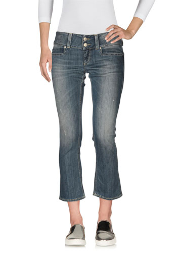 Летние женские укороченные джинсы бриджи Dondup фото