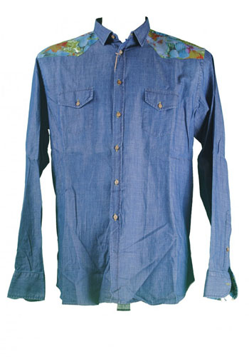 джинсовая мужская рубашка купить Киев 2023