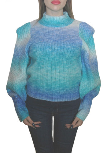 Женский короткий свитер Oversize Брендовая одежда из Италии.