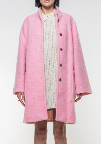 Женское пальто из шерсти и мохера Италия Модное пальто купить Киев.