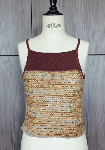 Жіночий топ з оригінального трикотажу Missoni.